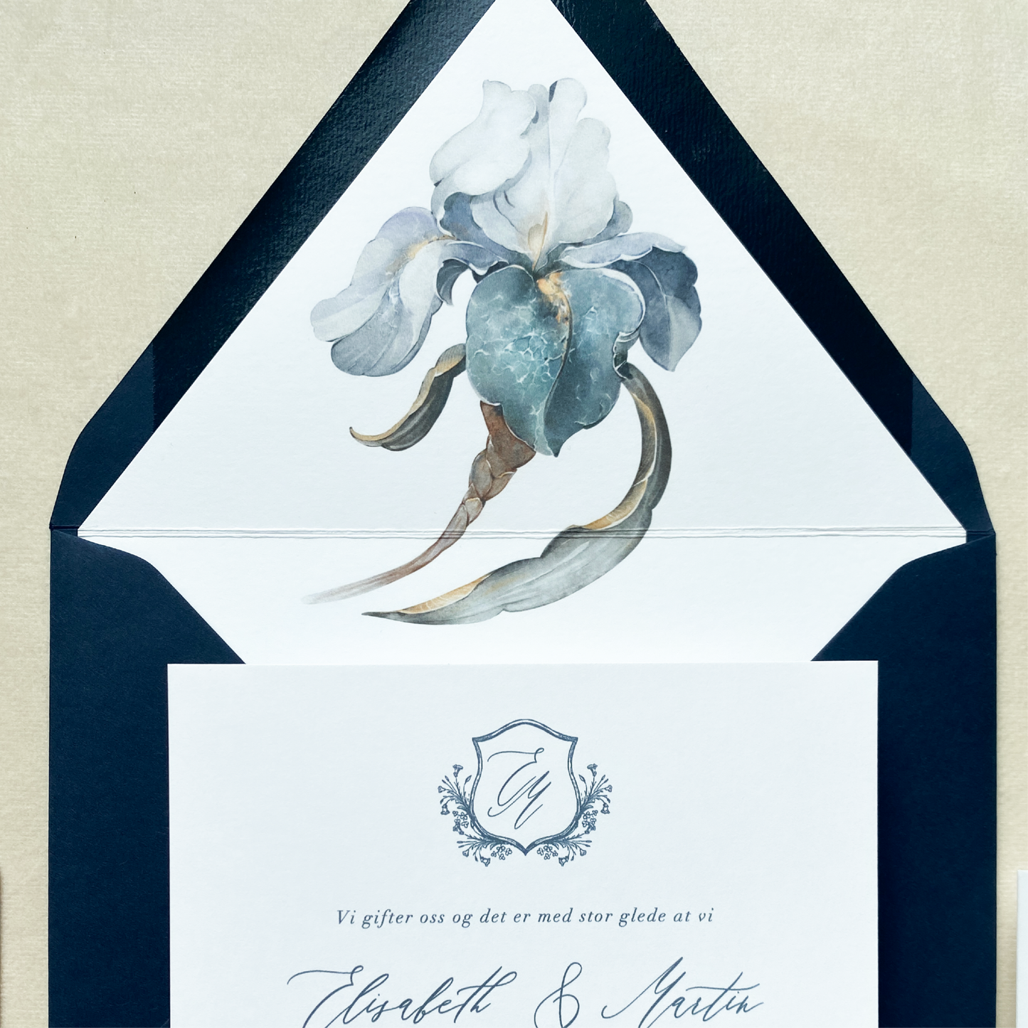Envelope with liner - Midsummer