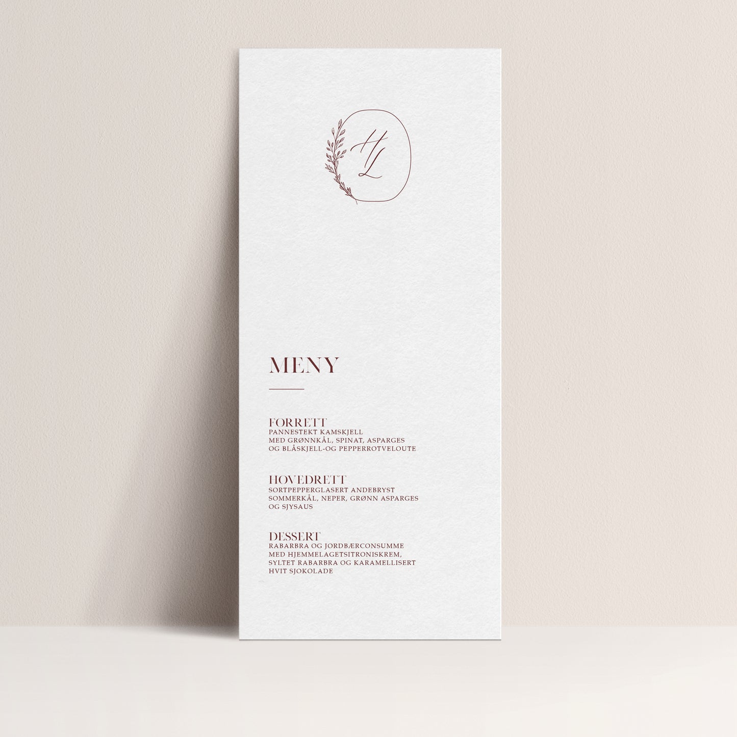 Meny - Adelaide