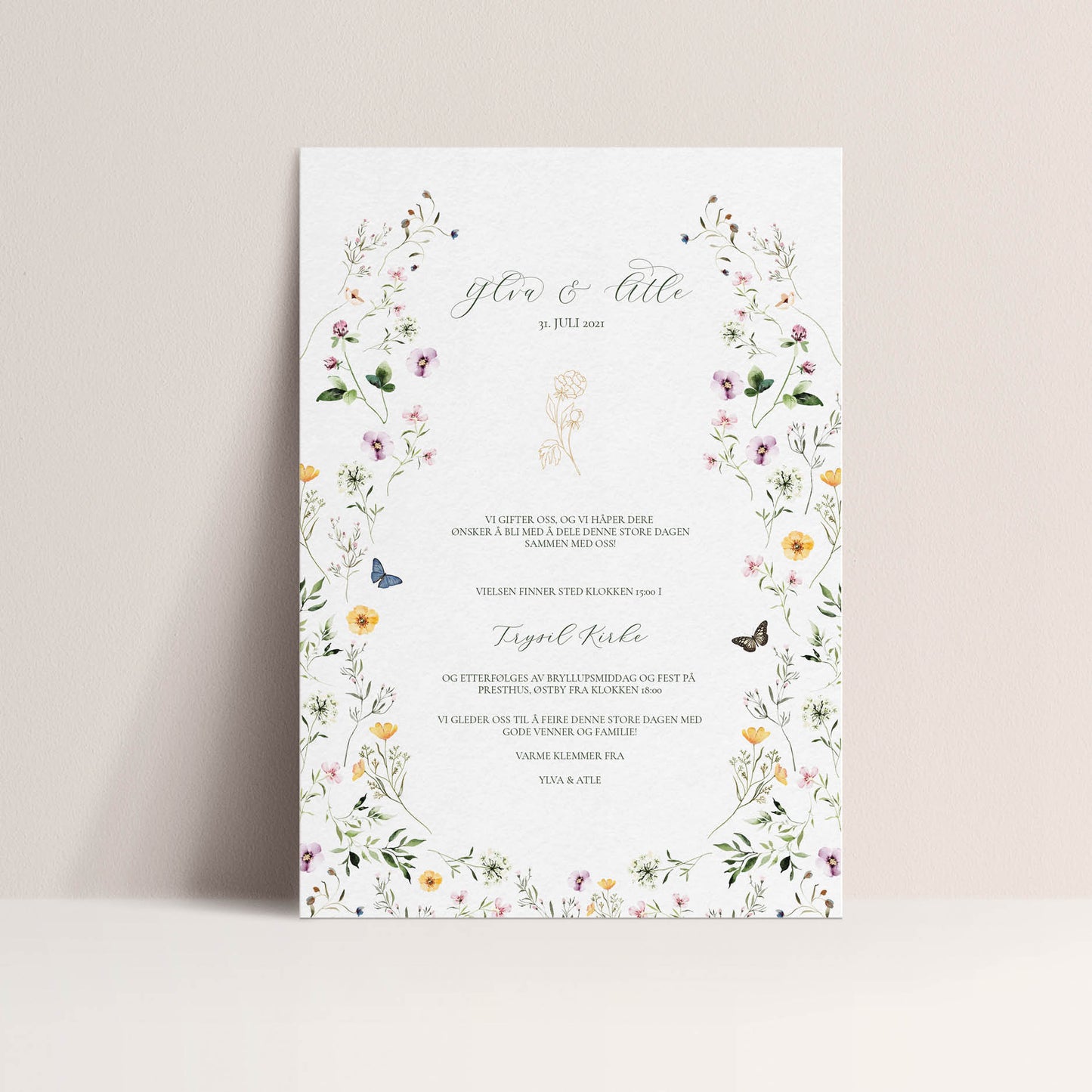 Wedding Invitations - Midsummer