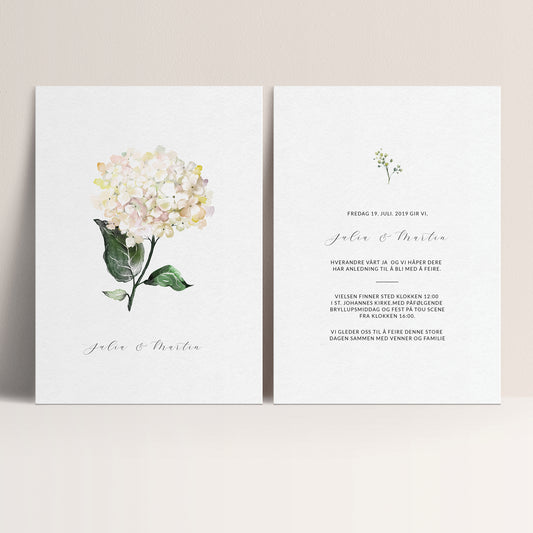 Wedding Invitations - Botanical Garden