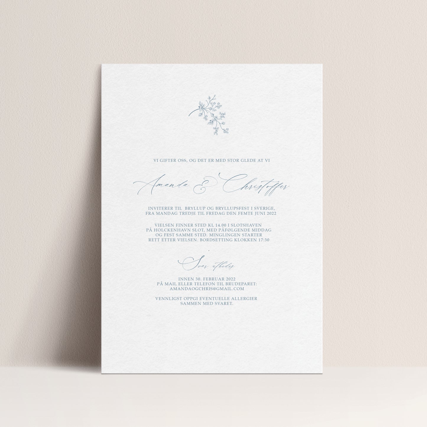 Wedding Invitations - Cherry Blossom