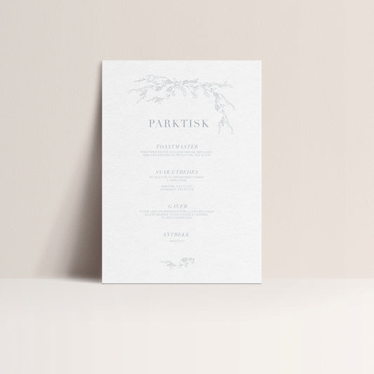 Info card, large - Nordic Blues