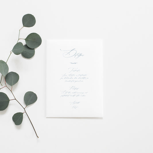 Info card, large - Bohemian