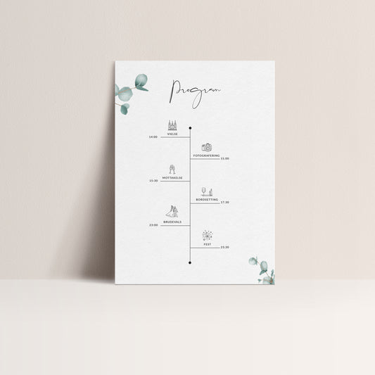 Program Card - Eucalyptus