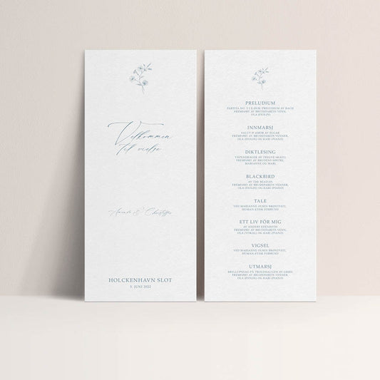 Wedding Program - Cherry Blossom