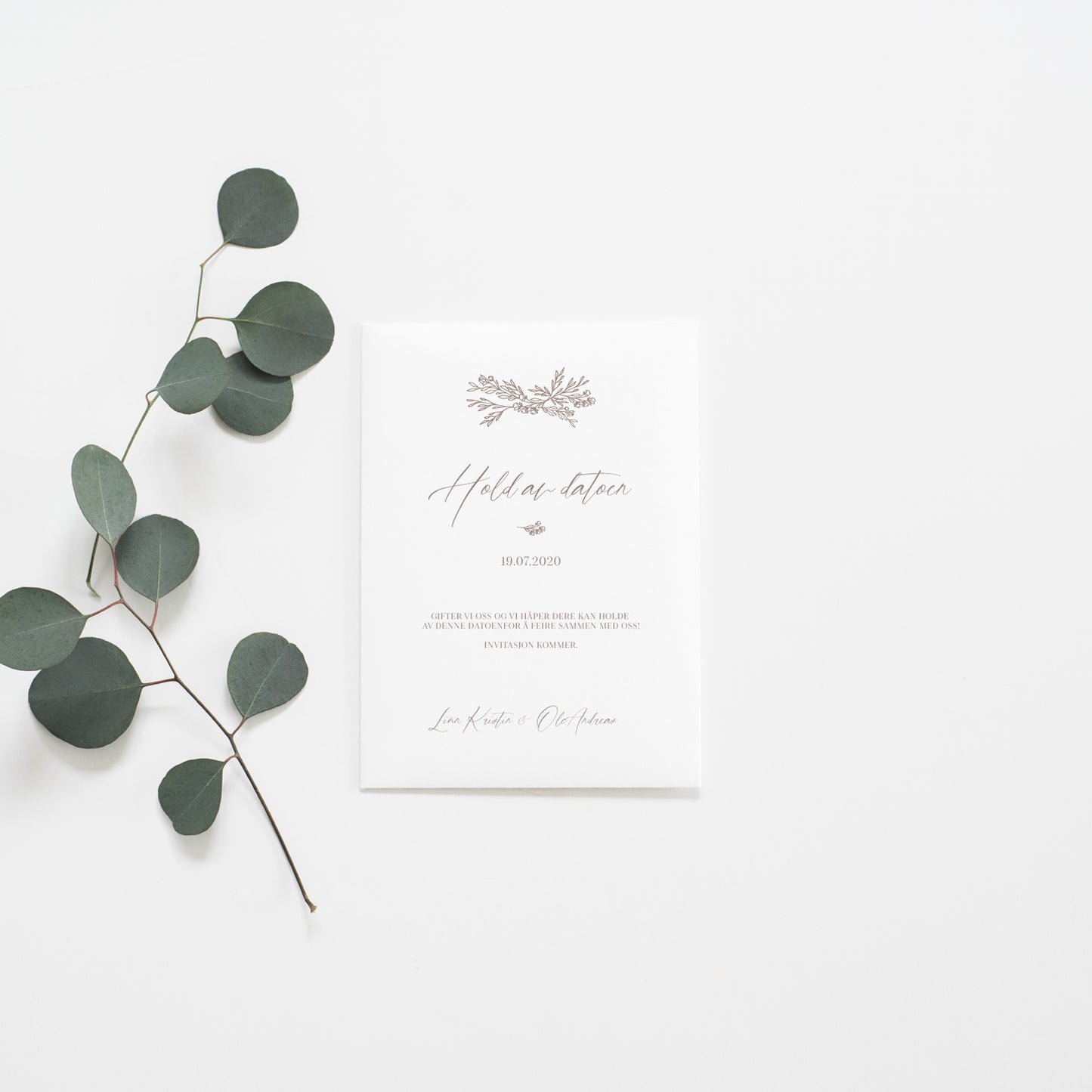 Save the Date Card - Adore